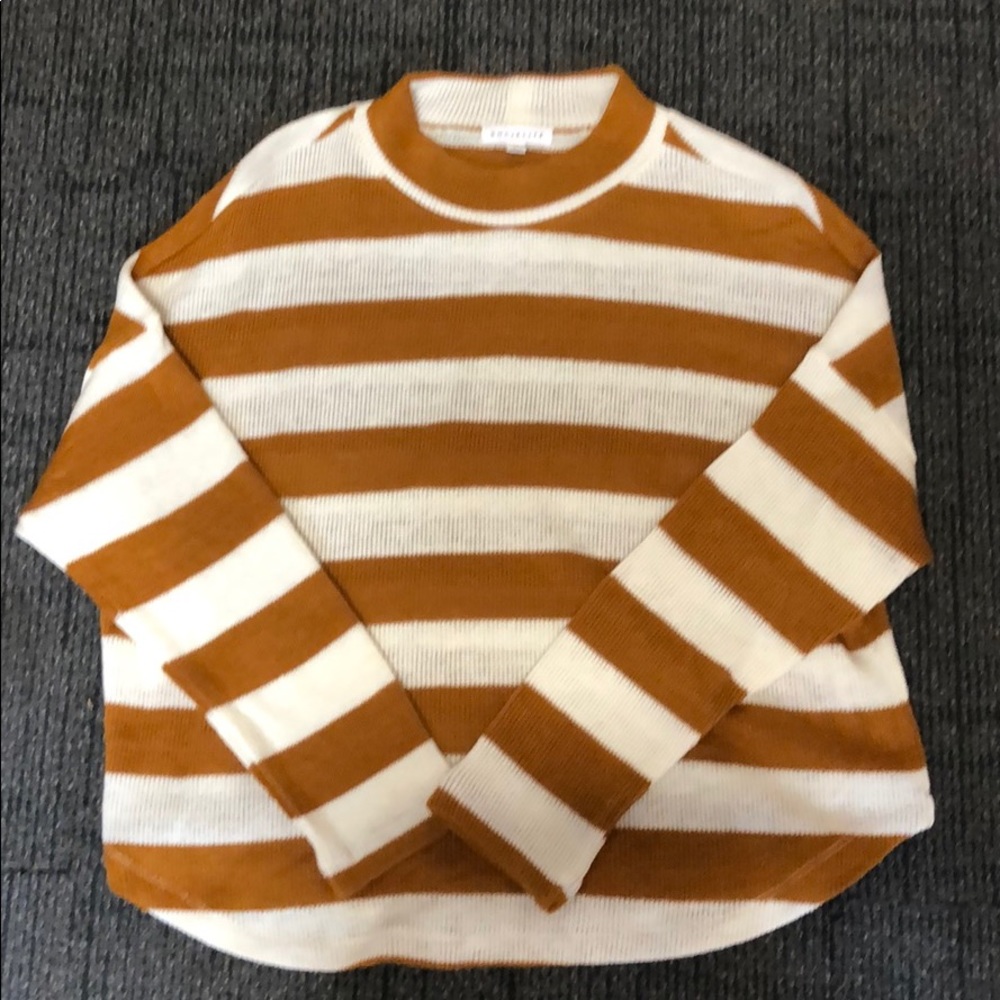Fall stripped sweater
